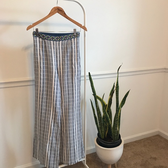 🚌 Flying Tomato | Blue white striped pants M - Picture 2 of 6